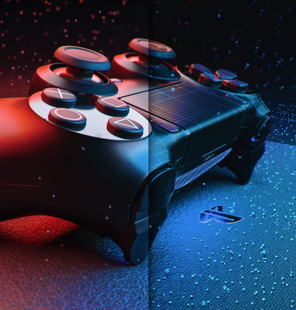 Dualshock 4 - AngleShot - comparisonRender